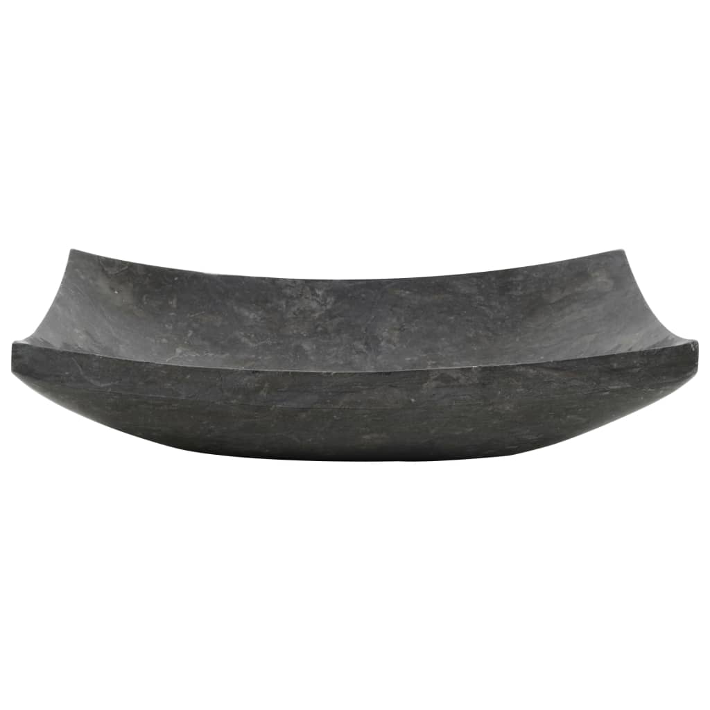 Sink 50x35x12 cm Marble Black