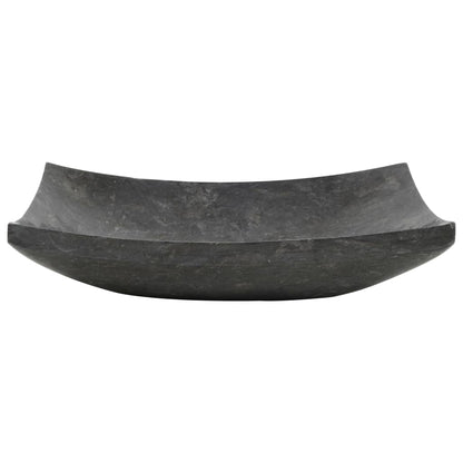 Sink 50x35x12 cm Marble Black