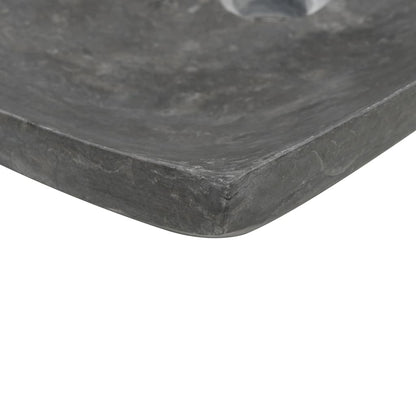 Sink 50x35x12 cm Marble Black