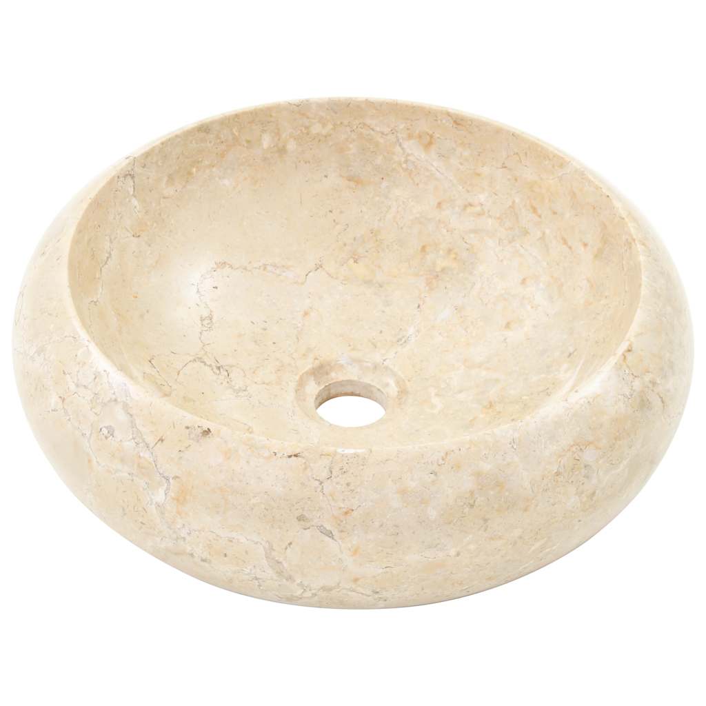 Sink 40x12 cm Marble Cream