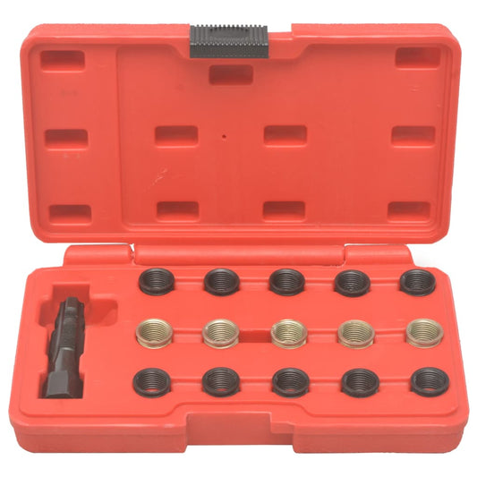 16 Piece Spark Plug Thread Repair Tool Kit M14x1,25