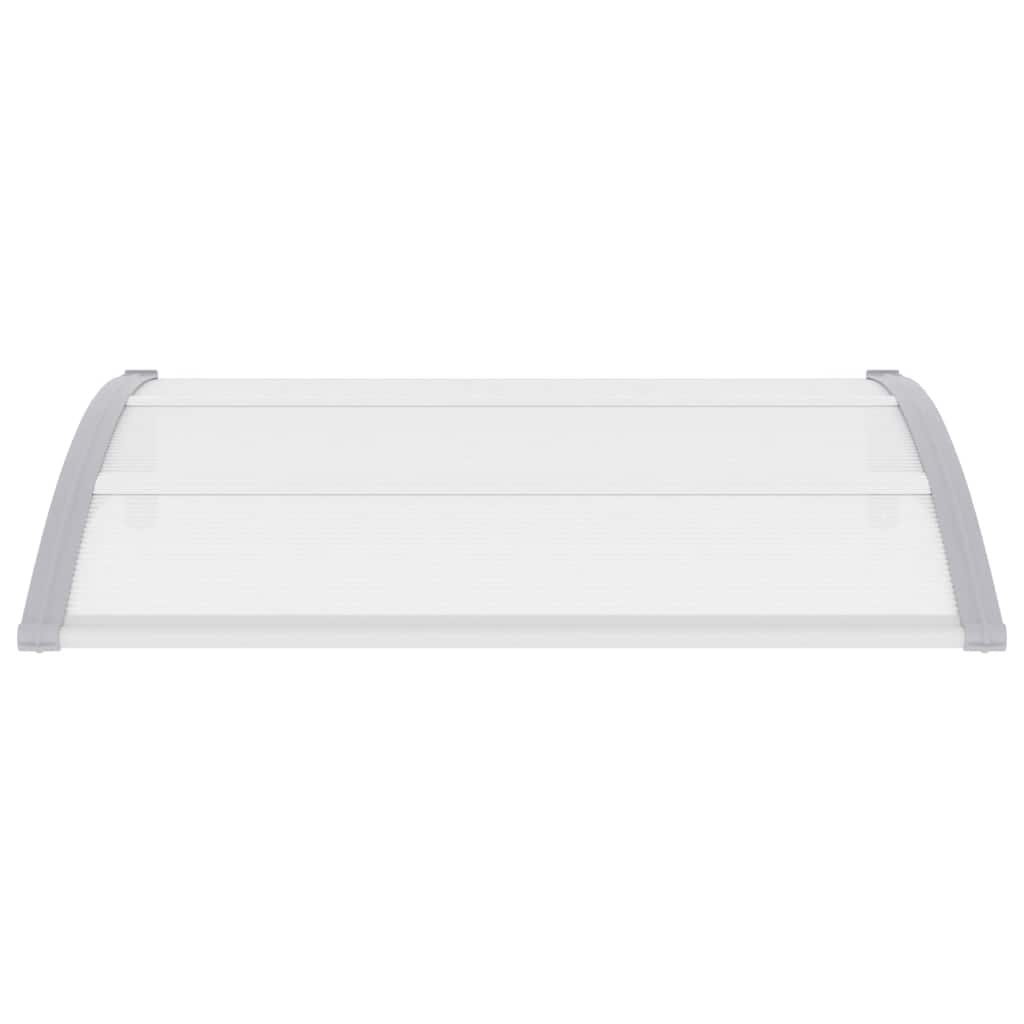 Door Canopy Grey brackets and transparent sheets