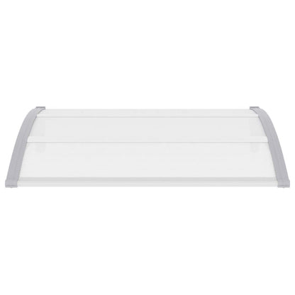 Door Canopy Grey brackets and transparent sheets
