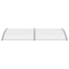Door Canopy Grey 200x100 cm PC