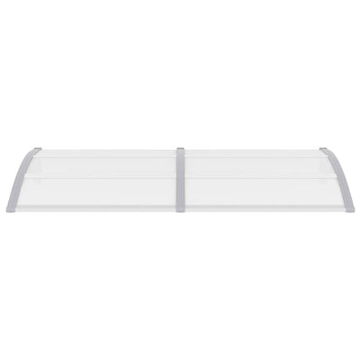 Door Canopy Grey 200x100 cm PC