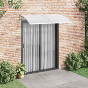 Door Canopy Grey 200x100 cm PC