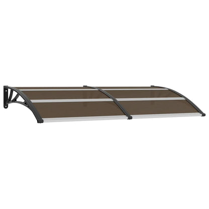 Door Canopy | Black | Polycarbonate | 200x100cm |  Durable  | Door Canopy