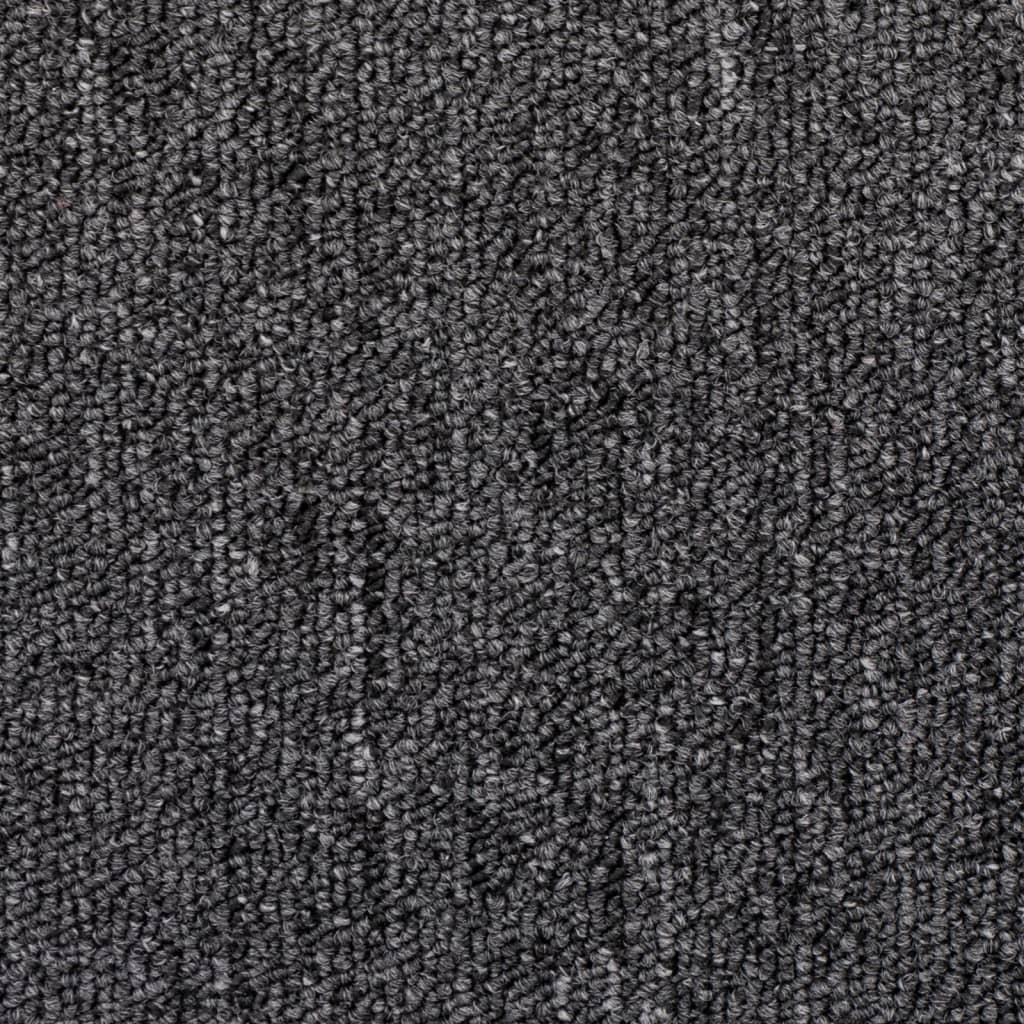 Stair Mats 15 pcs 65x24x4 cm Anthracite Half Round Large