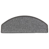 Stair Mats 15 pcs 65x24x4 cm Dark Grey Half Round Large