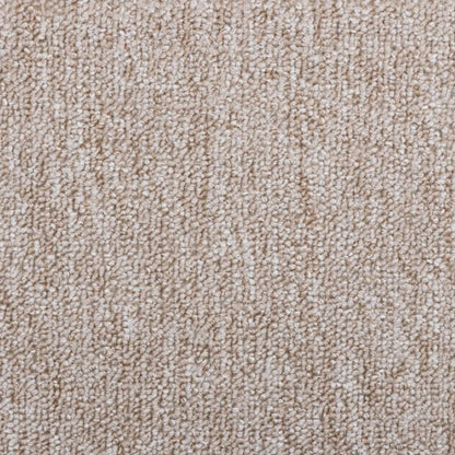 Stair Mats 15 pcs 65x24x4 cm Light Brown Half Round Large
