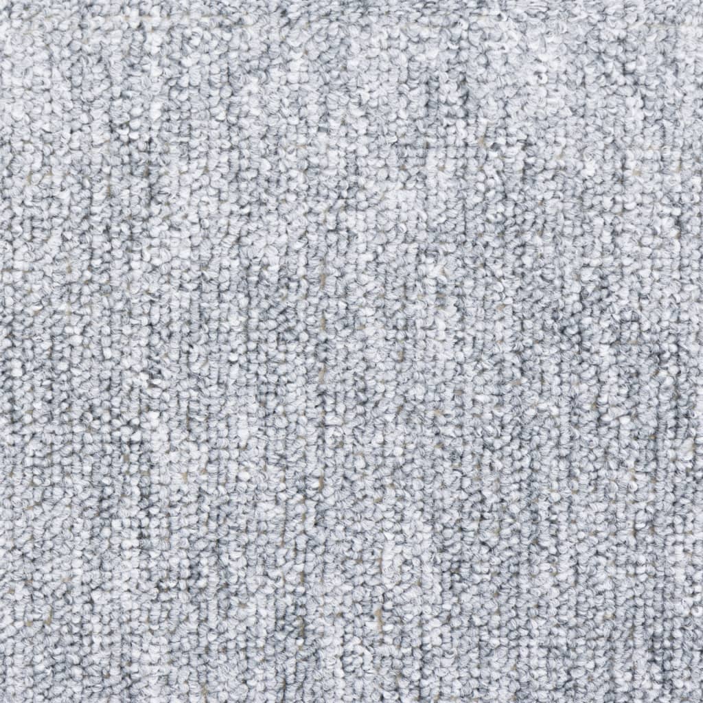 Stair Mats 15 pcs 65x24x4 cm Light Grey Half Round Large