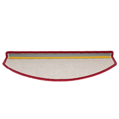 Stair mats 15 pcs 65 x 24 x 4 cm Non-Slip Red