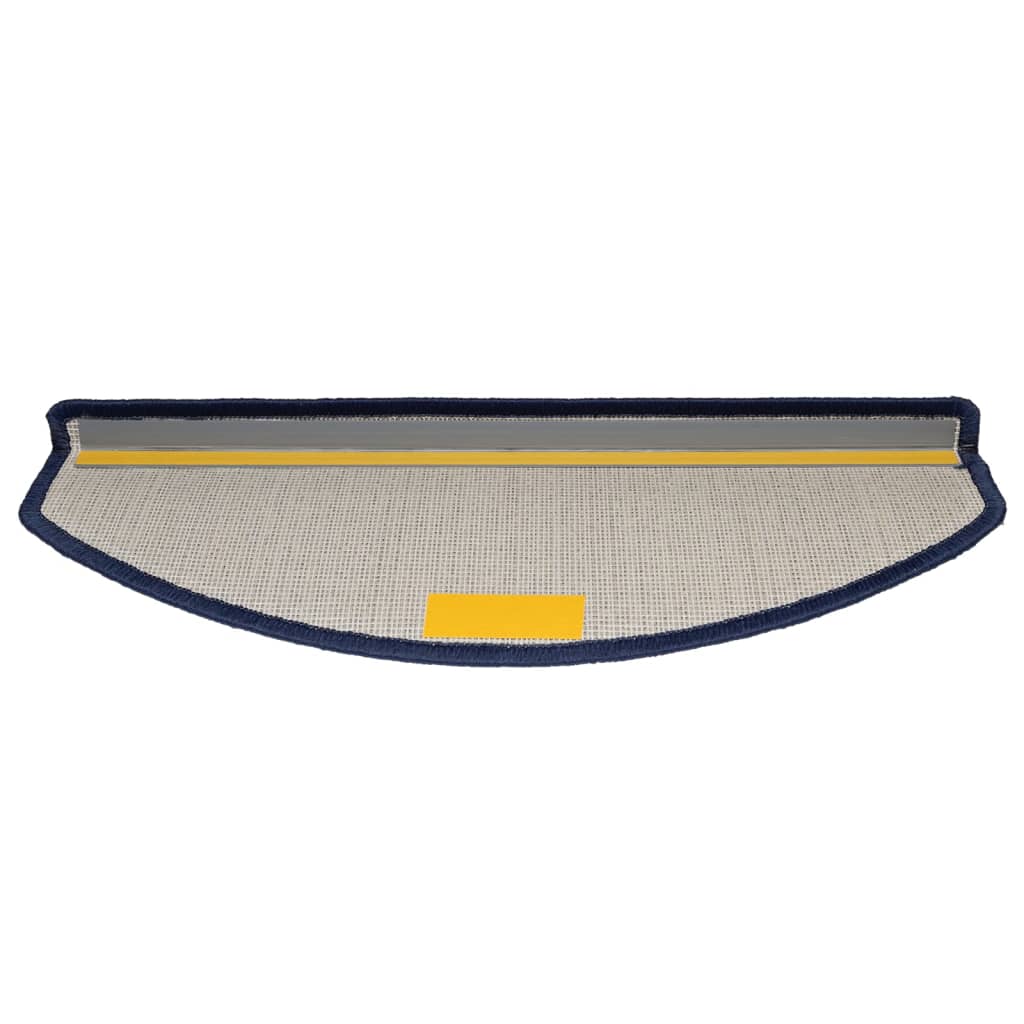 Stair Mats 15 pcs 65x24x4 cm Blue Half Round Large