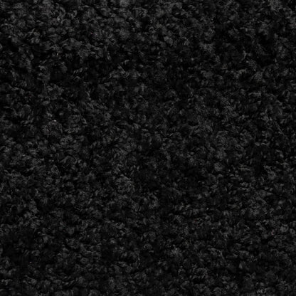 Stair Mats 15 pcs 56x17x3 cm Black Half Round