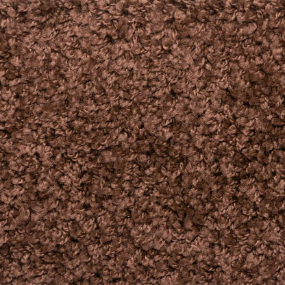 Stair Mats 15 pcs 56x17x3 cm Brown Half Round