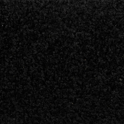 Stair Mats 15 pcs 65x21x4 cm Black Half Round Large