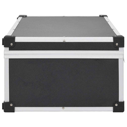 CD Case for 80 CDs Aluminium ABS Black