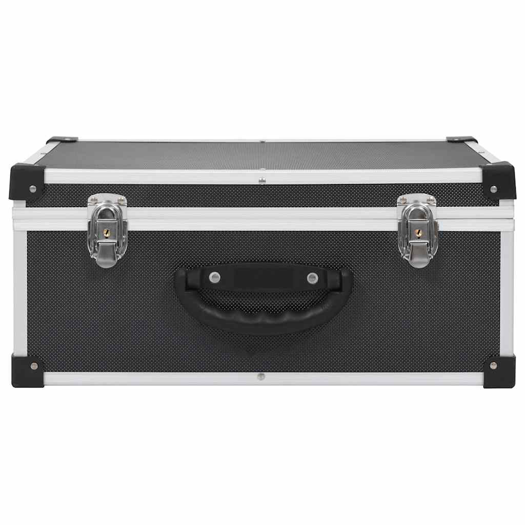 CD Case for 60 CDs Aluminium ABS Black