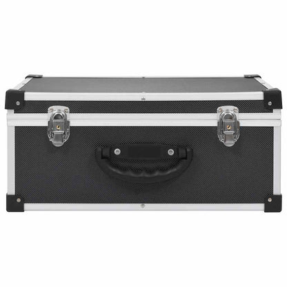CD Case for 60 CDs Aluminium ABS Black