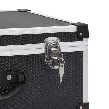 CD Case for 60 CDs Aluminium ABS Black