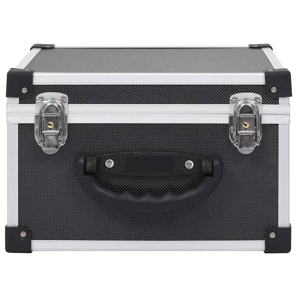 CD Case for 40 CDs Aluminium ABS Black