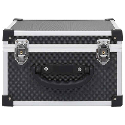 CD Case for 40 CDs Aluminium ABS Black
