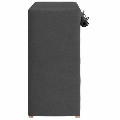 Shoe Cabinet with Cover Grey 79x40x80 cm Fabric