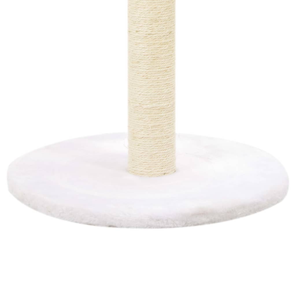 Cat Tree with Sisal Scratching Post Natural Willow Wood