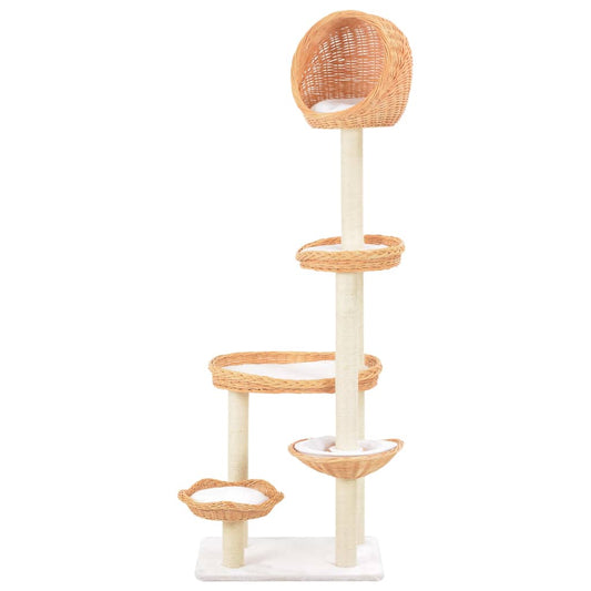 Cat Tree | Natural | Willow wood | Large | Nice Design | Cat Tree