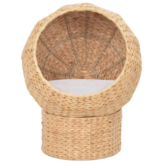 Cat Basket | Natural | Seagrass, Wood | Small | Removable Covers