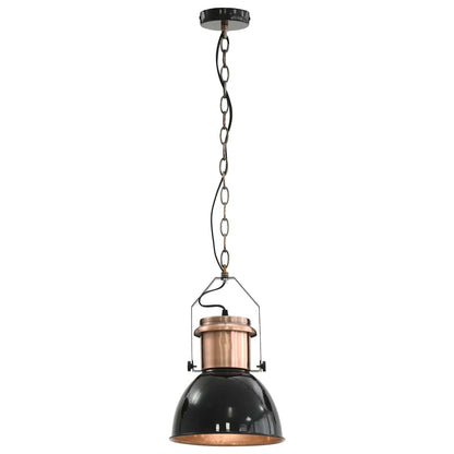 Ceiling Lamp |  Set of 2 | Black and Copper | Metal | Medium