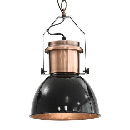 Ceiling Lamp |  Set of 2 | Black and Copper | Metal | Medium