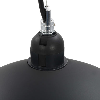 Ceiling Lamps 2 pcs Black and Gold Semi-spherical 50 cm E27