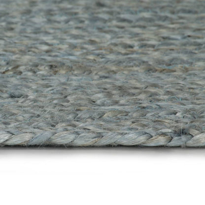 Handmade Rug Jute Round 90 cm Olive Green