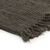 Throw Cotton 125x150 cm Anthracite/Brown