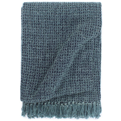 Throw Cotton 125x150 cm Indigo Blue