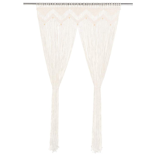 Macrame Curtain 140x240 cm Cotton