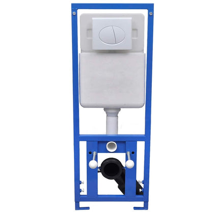 Wall-Hung Toilet with Concealed Cistern Ceramic White