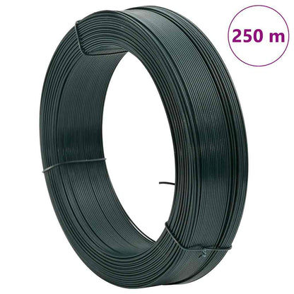Fence Binding Wire 250 m 2.3/3.8 mm Steel Blackish Green