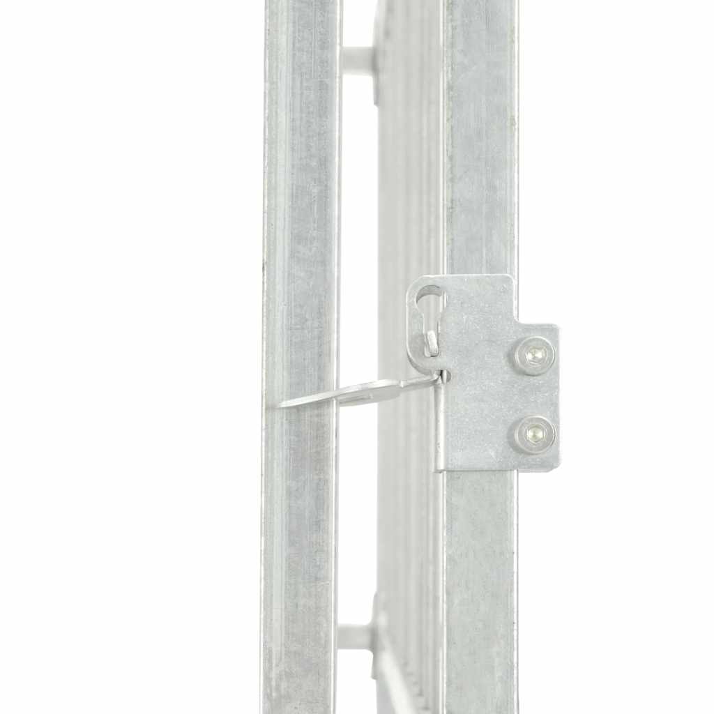 Dog Kennel | Silver | Steel | Medium | Durable | Dog Kennel | Rectangular