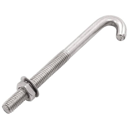 Anchored J-Bolt w/Nut and Washer M8x120 mm 25 Sets