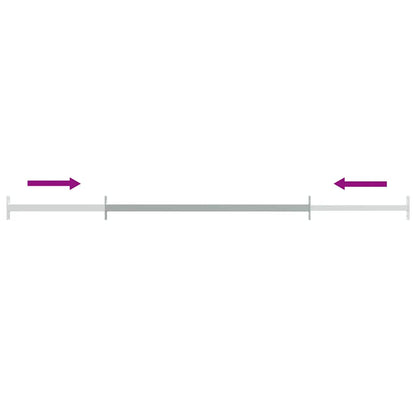 Adjustable Security Window Bars 3 pcs 710-1200 mm