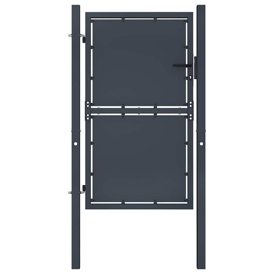 Garden Gate Steel 100x125 cm Anthracite