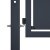 Garden Gate Steel 100x125 cm Anthracite