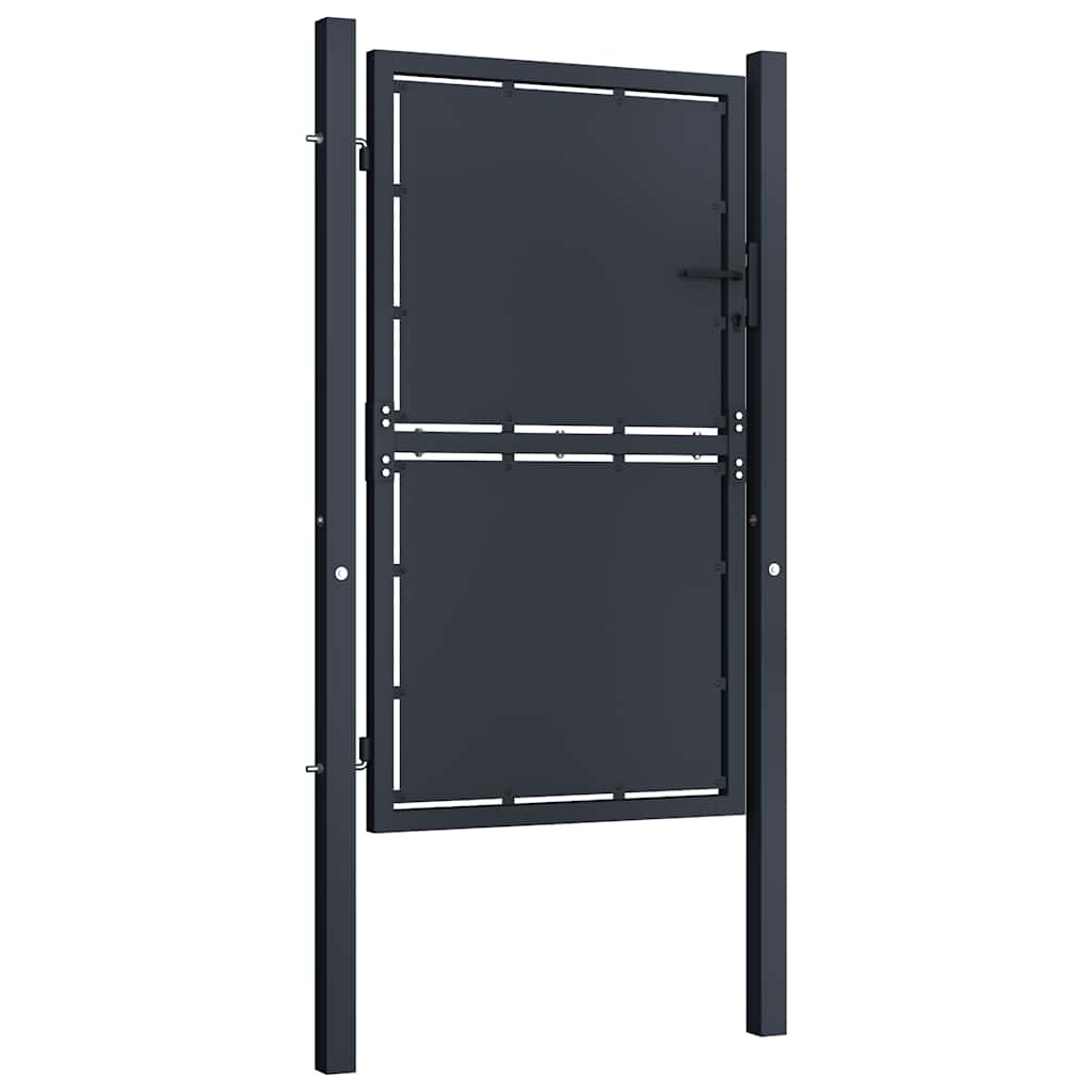 Garden Gate Steel 100x150 cm Anthracite