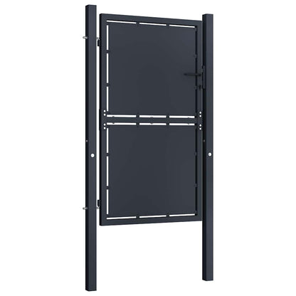 Garden Gate Steel 100x150 cm Anthracite