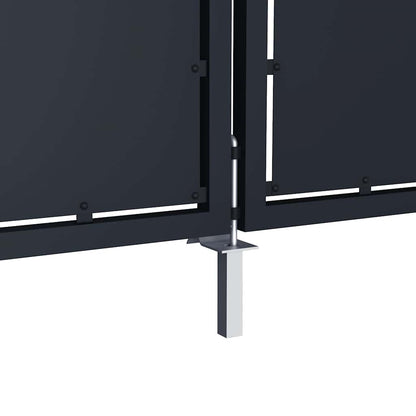 Garden Gate Steel 300x200 cm Anthracite
