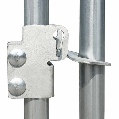 Chicken Coop Silver Galvanized steel Large