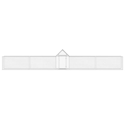 Chicken Coop 9x1x1.5 m Galvanised Steel