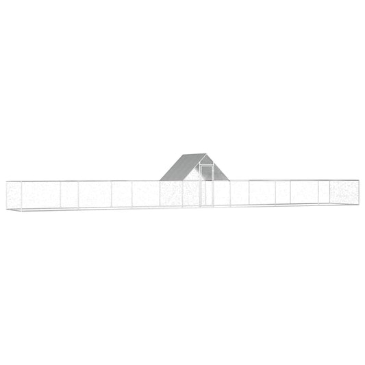 Chicken Coop | Silver | Galvanised steel | Large | Durable | Chicken Coop